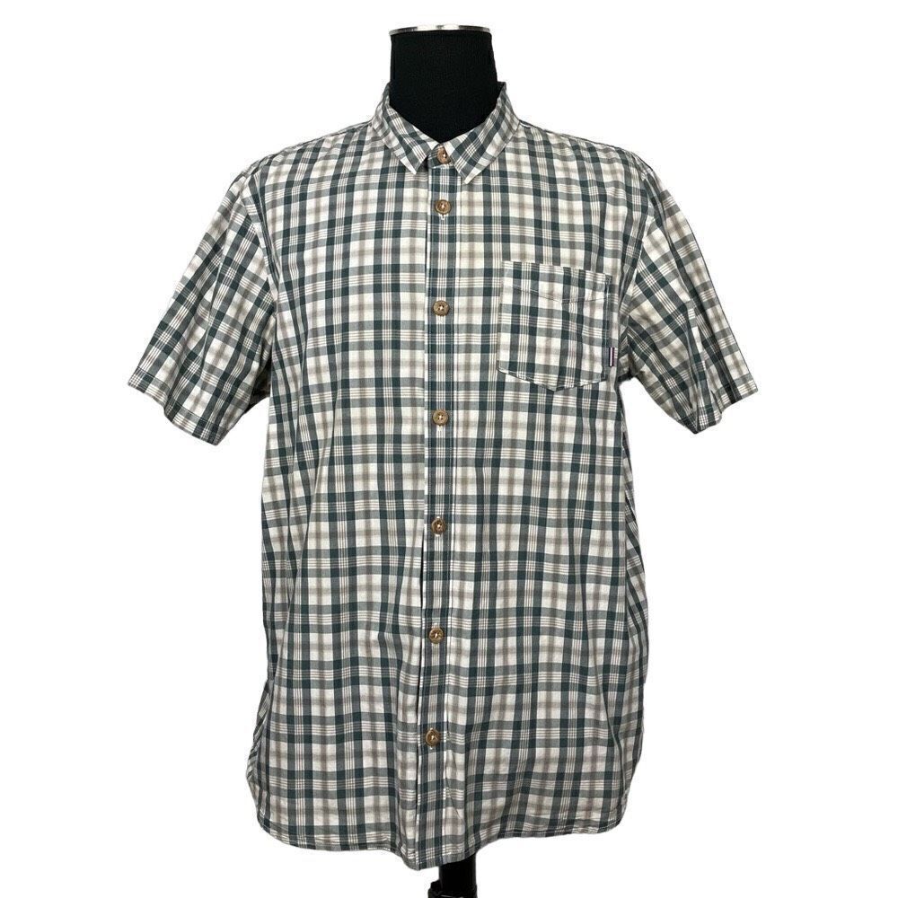 O’Neill x Quicksilver‎ Plaid 100% Cotton Short Sleeve Shirt - Mens XL